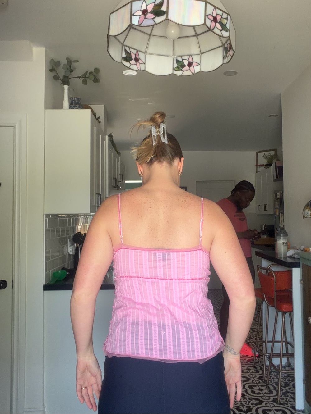 Vintage Y2K babydoll pink Tank Top - Picture 2 of 13